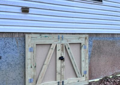 Crawl Space Doors Exterior Renovations Handyman Service